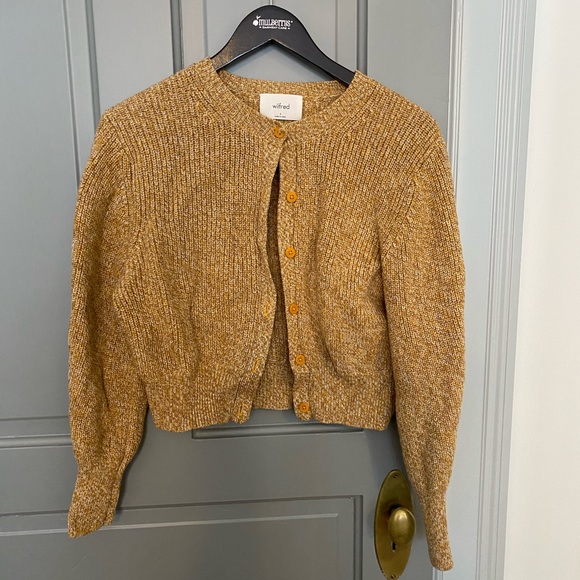 Wilfred Nora Cardigan in Marl Goldie/Savl/ Brch - Picture 1 of 3